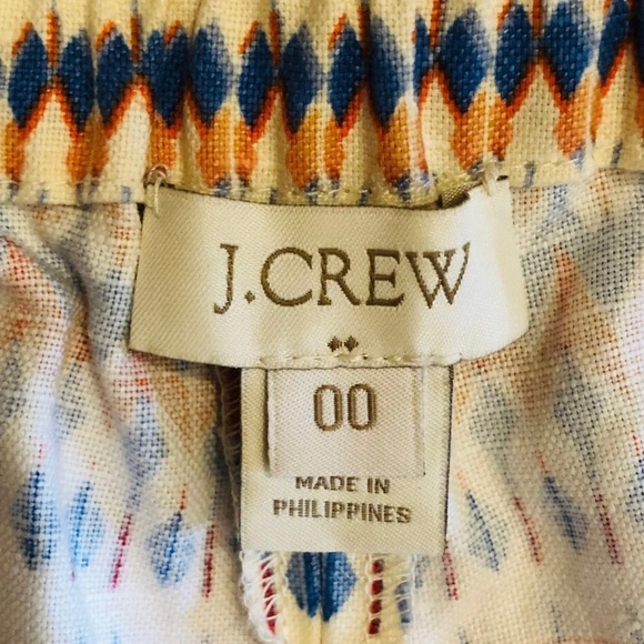Lot / Bundle 2 J. Crew Aztec Print Shorts Pockets - Picture 5 of 8